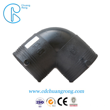 PE 100 SDR 11elbow 90 ° HDPE Electrofusion Pipe Fittings